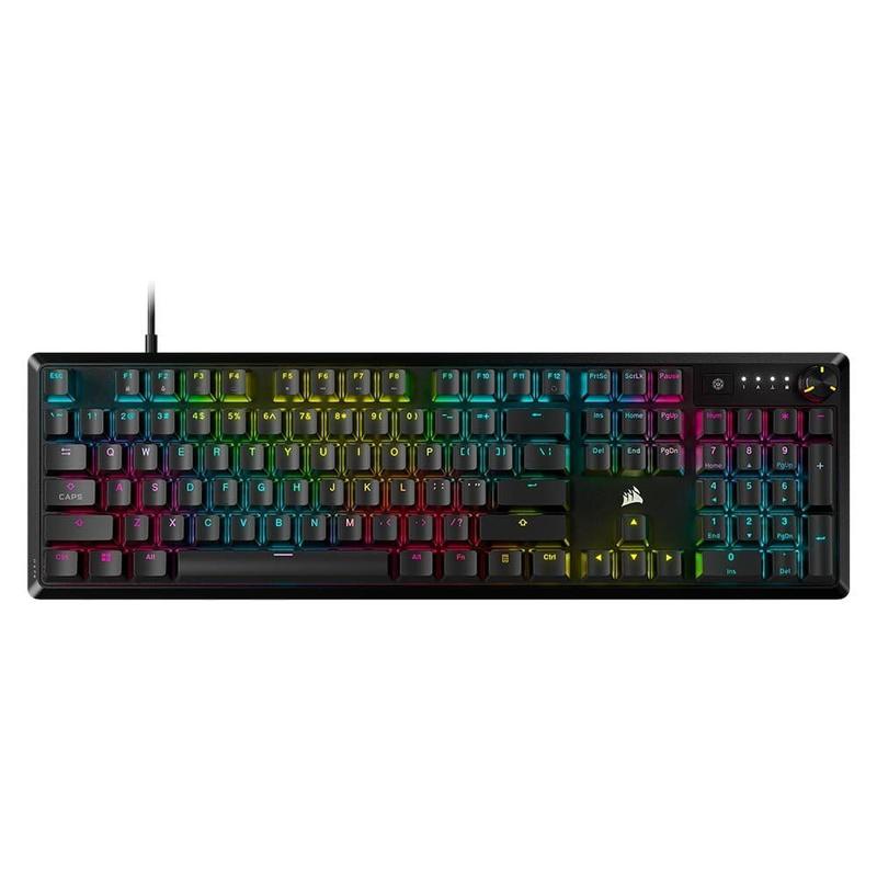 Teclado Gamer Mecânico Corsair K70 Core RGB, Teclas lineares